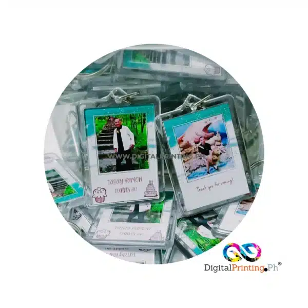 personalized rectangle shape custom acrylic keychains at DigitalPrinting.Ph