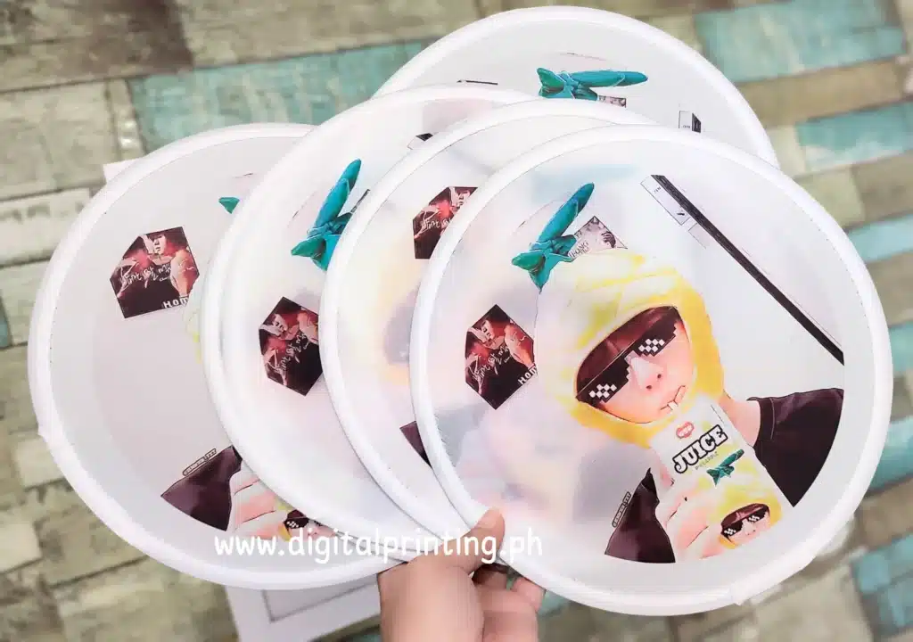 custom fans with cute design at DigitalPrinting.Ph