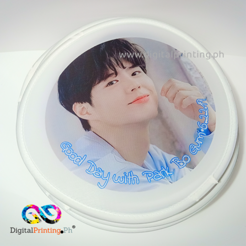 Park Bo Gum White Foldable fan by DigitalPrinting.Ph