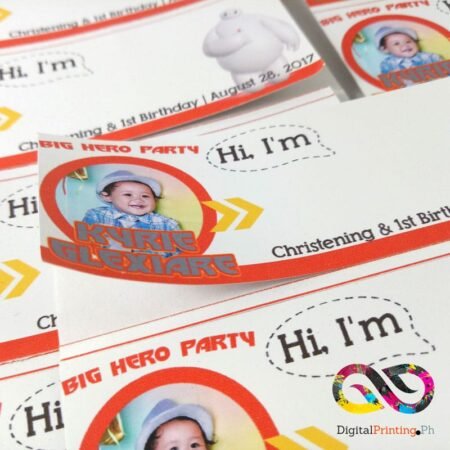 Durable Sticker Name Tags – Custom Labels from ₱85.00