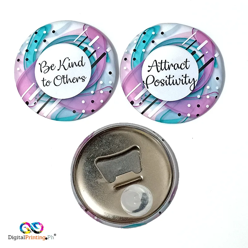 custom magnetic button bottle opener