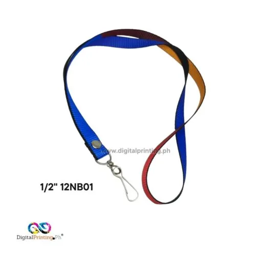 Custom 1/2-inch lanyard without buckle, high-quality sublimation lanyards printing by DigitalPrinting.Ph.