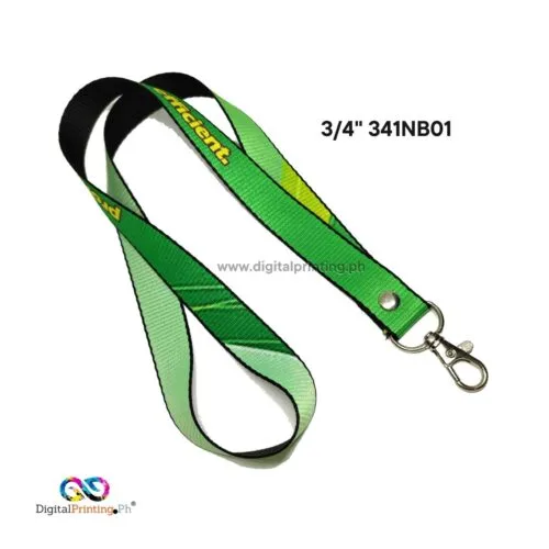 Custom 3/4-inch lanyard without buckle, high-quality sublimation printing by DigitalPrinting.Ph.