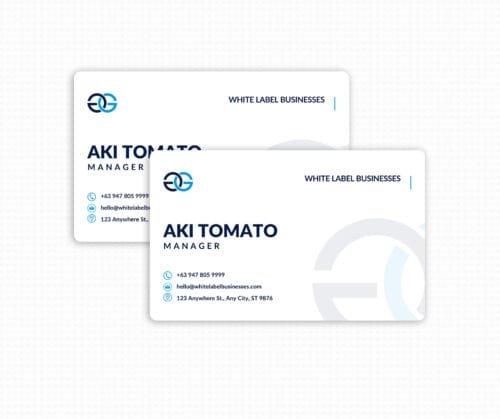 Laminated Business Cards