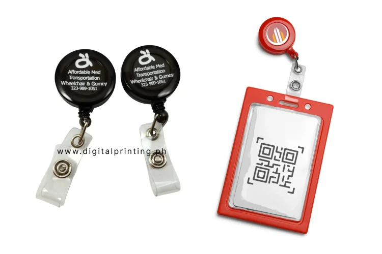 custom badge reels custom badge reels printed with text and a personalized badge reel with id holder